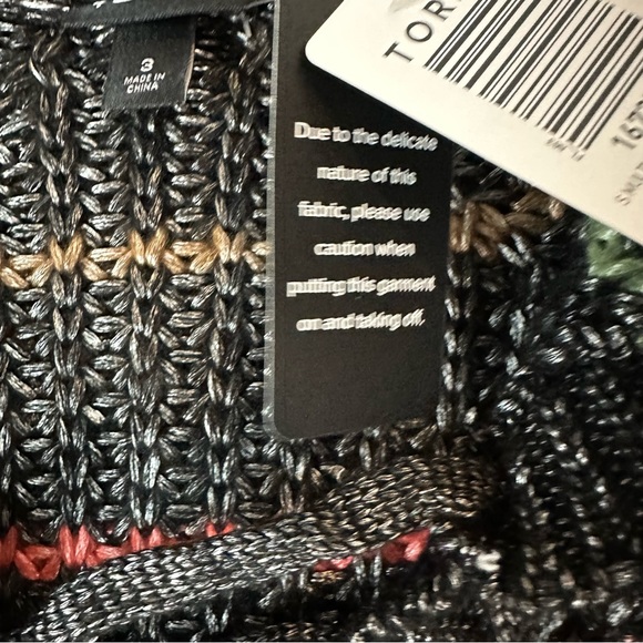 TORRID Women’s Size 3X 3 22-24 Sweater Multi Stripe Chunky Yarn Hoodie NWT - Picture 9 of 15